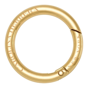Anel Dourado Para Case de Batom Carolina Herrera