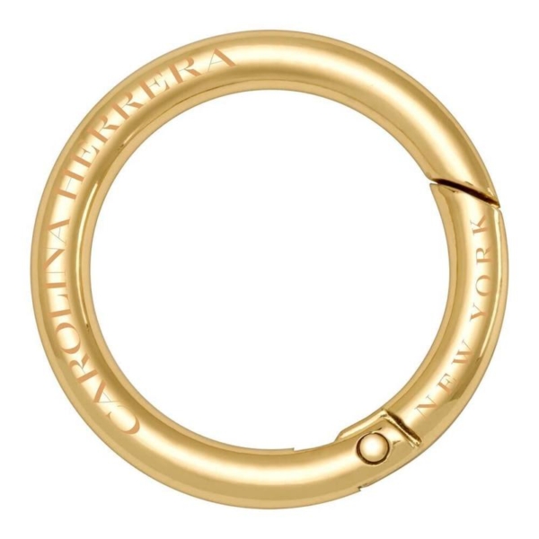 Anel Dourado Para Case de Batom Carolina Herrera
