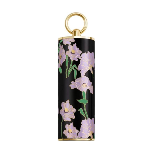 Case para Batom Carolina Herrera Lipstick Cap Print Purple Flower
