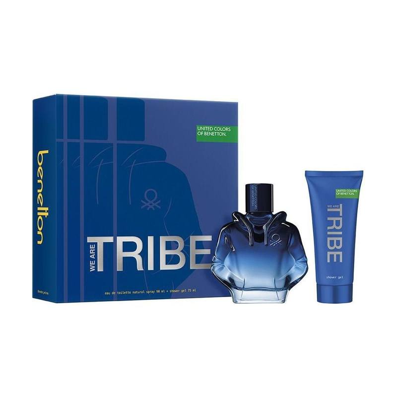Kit Coffret Benetton We Are Tribe Masculino Eau de Toilette