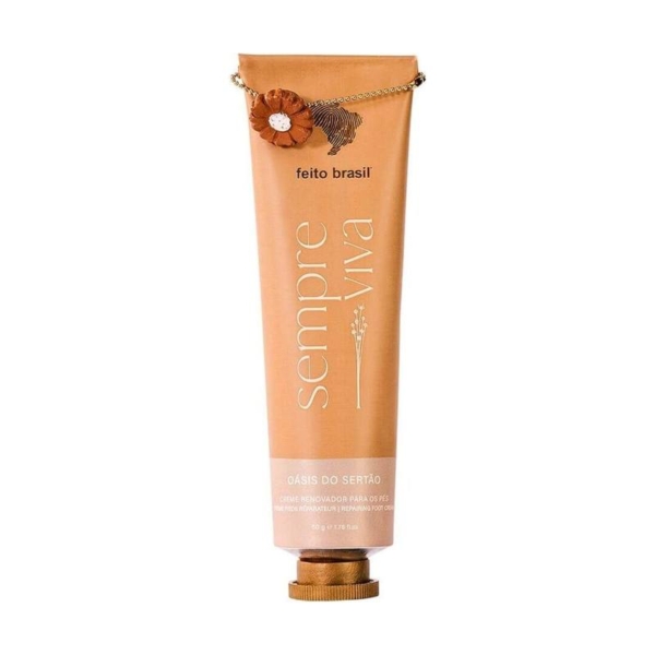 Creme Renovador para os Pés Feito Brasil Sempre Viva