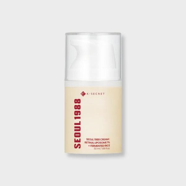 Creme com Retinal 1% e Arroz Fermentado K-Secret Seoul 1988
