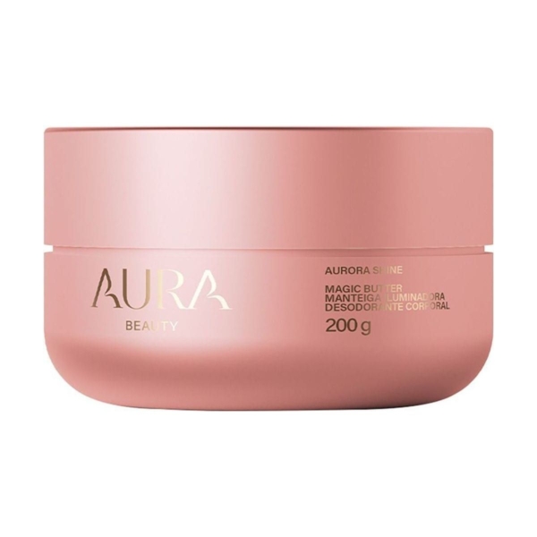 Manteiga Corporal Aura Beauty Aurora Shine Magic Butter