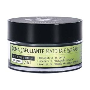 Goma Esfoliante Facial Quintal Matcha e Wasabi
