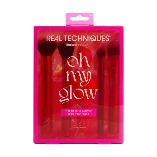 Kit de Pincéis Real Techniques Oh My Glow by Flavia Pavanelli