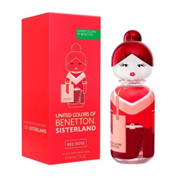 Perfume Benetton Sisterland Red Rose Feminino Eau de Toilette
