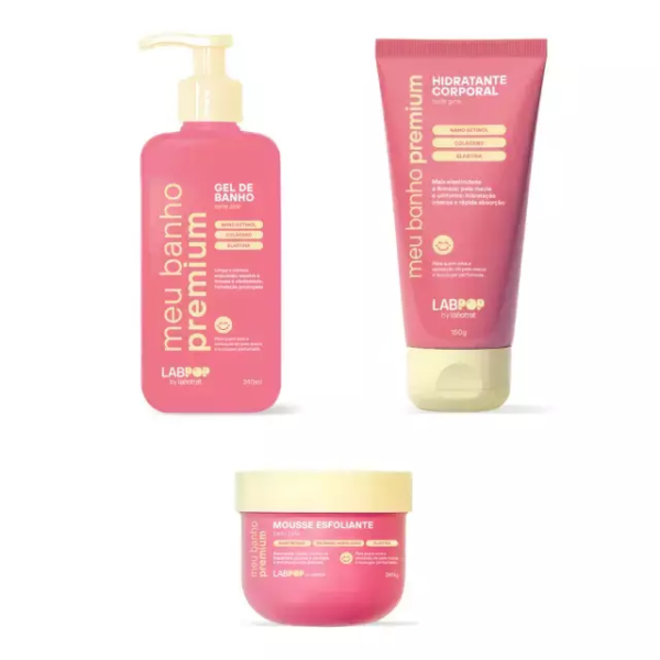 Kit Glow Corporal Labotrat – Hidratação, Esfoliação e Limpeza Completa