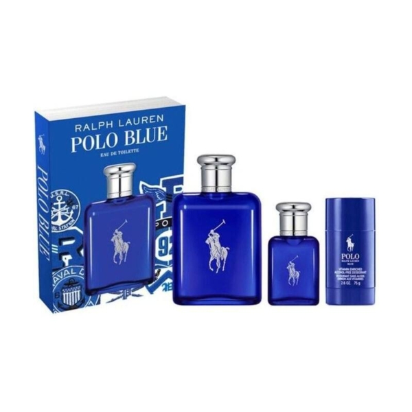 Kit Coffret Ralph Lauren Polo Blue Masculino Eau de Toilette