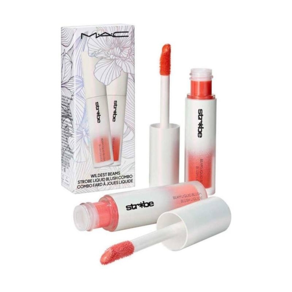 Kit Blush Líquido Mac Duo Strobe Beam Metamorphosis