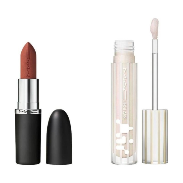 Kit Lip Moment Mac Maxcimal e Lipglass Airshine