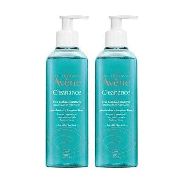 Avène Cleanance Kit com 2 Unidades – Gel de Limpeza Facial – 300g