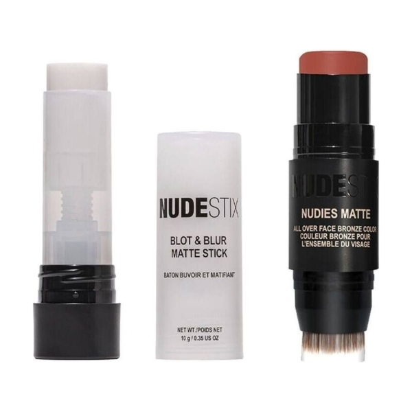 Kit Primer Blot and Blur + Bronzer Nudestix Beach Babe