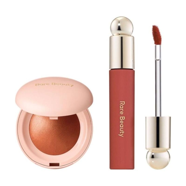 Kit Iluminador e Lip Oil Rare Beauty