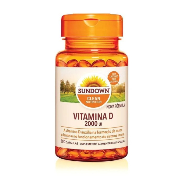 Vitamina D 2.000UI Sundown 200 cápsulas