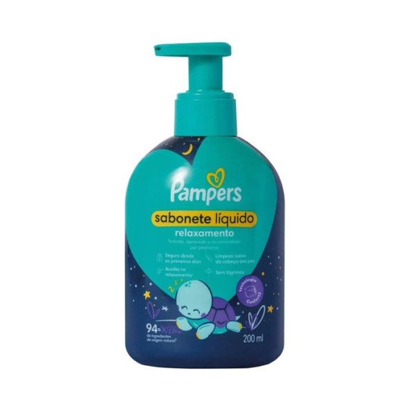 Sabonete Líquido Pampers Relaxamento 200ml