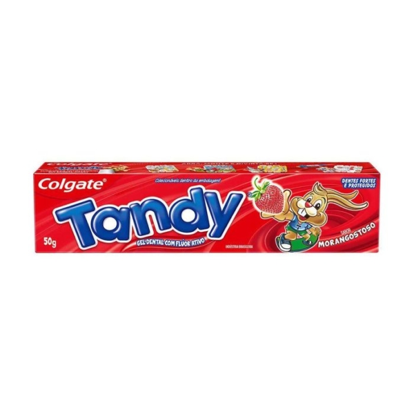 Pasta de Dente Colgate infantil Tandy Morangostoso com 50g