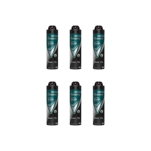 Desodorante Aero Rexona 150Ml Masc Invisible-Kit C/6Un