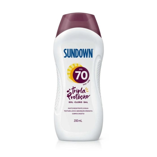 Protetor Solar Corporal Loção FPS 70 Sundown 200ml