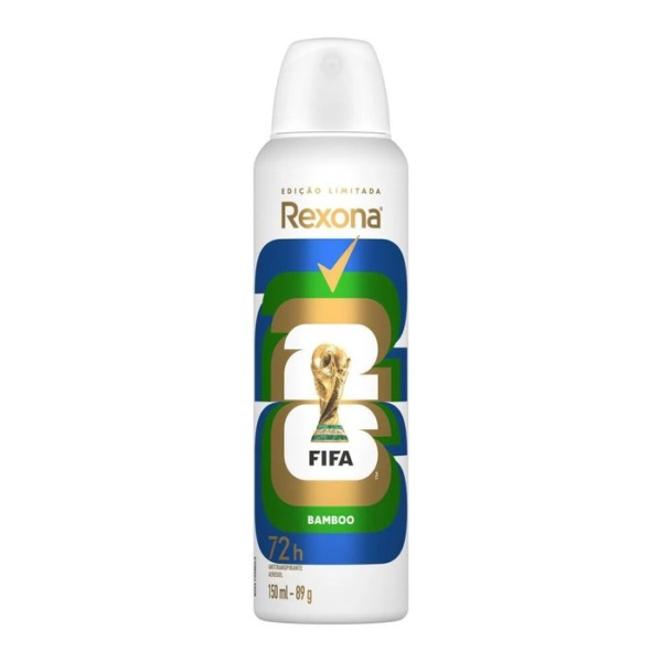 Desodorante Antitranspirante Aerosol Rexona Bamboo Feminino 72h 150ml