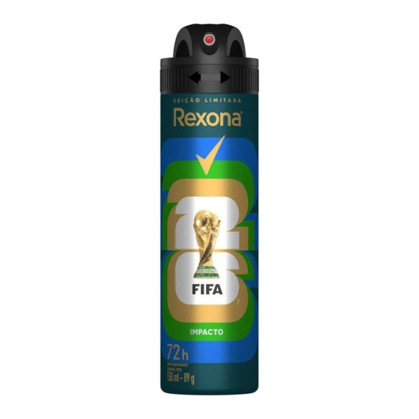 Desodorante Antitranspirante Aerosol Rexona Men Impacto 72h 150ml