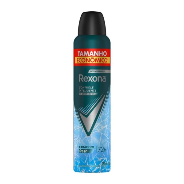 Desodorante Antitranspirante Aerossol Rexona Men Xtracool Fresh Masculino 72h 250ml