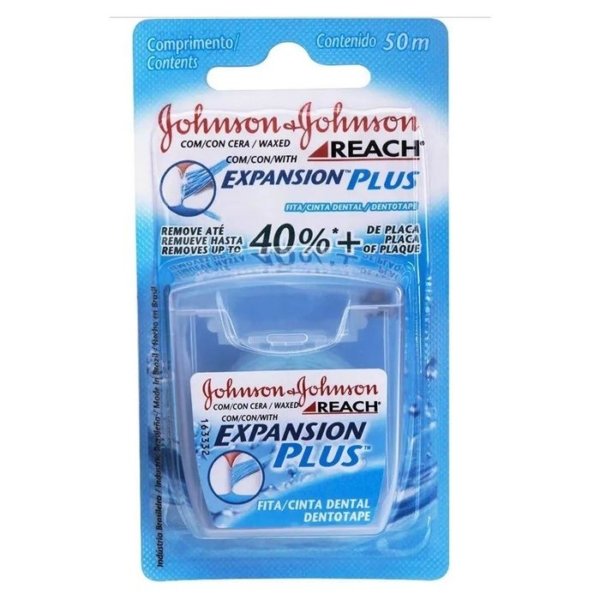 Fio Dental Johnson E Johnson Reach Plus 50 Metros