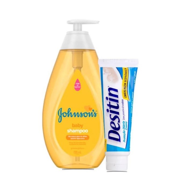 Shampoo Regular Johnsons Baby 750 Ml + 1cremes Preventivos de Assadura Desitin 113g