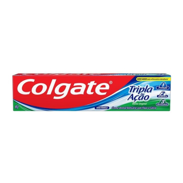 Creme Dental Colgate Tripla Ação Anticárie Menta Original 90g