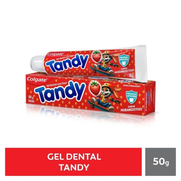 Gel Dental Infantil Colgate Tandy Sabor Morango 50g