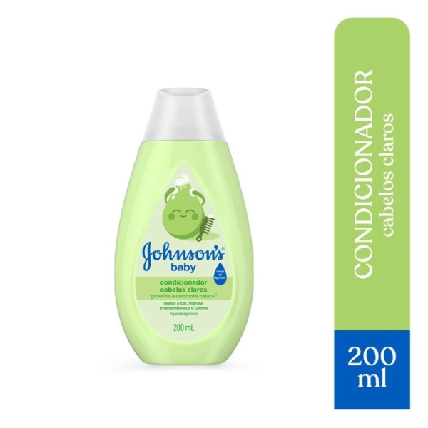 Condicionador Infantil Johnson's Baby Cabelos Claros Camomila 200ml