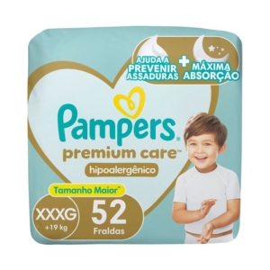 Fralda Pampers Premium Care XXXG 52 Unidades