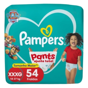 Fralda Pampers Pants Ajuste Total XXXG 54 Unidades