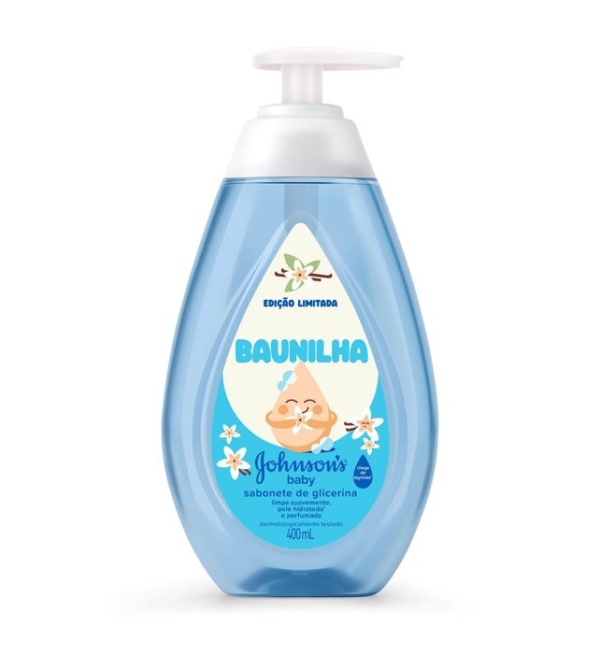 Sabonete Líquido Johnsons Baby De Glicerina Baunilha 400ml