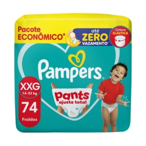 Fralda Pampers Pants Ajuste Total Xxg 74 Unidades