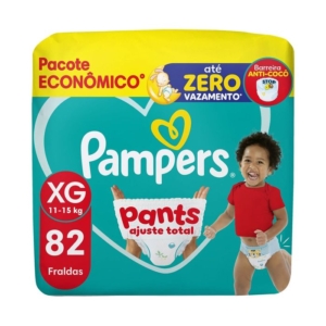 Fralda Pampers Pants Ajuste Total Xg 82 Unidades