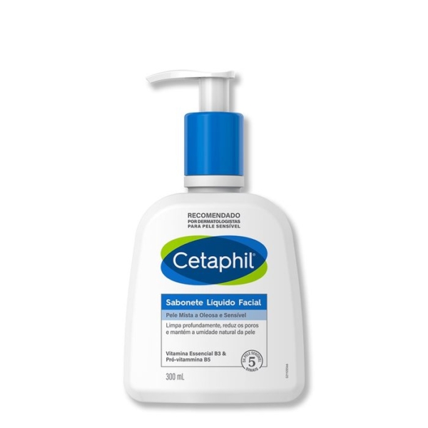 Sabonete Líquido Facial Cetaphil 300ml