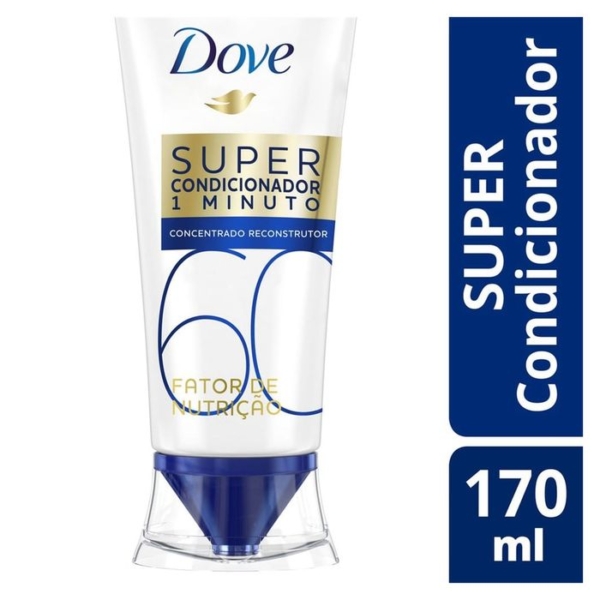 Super Condicionador Dove 1 Minuto Fator de Nutrição 60 170ml