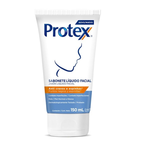 Sabonete Protex Facial Anti Cravos E Espinhas Líquido 150ml