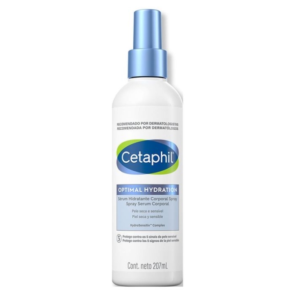 Sérum Corporal Cetaphil Optimal Hydration Hidratante Spray 207ml