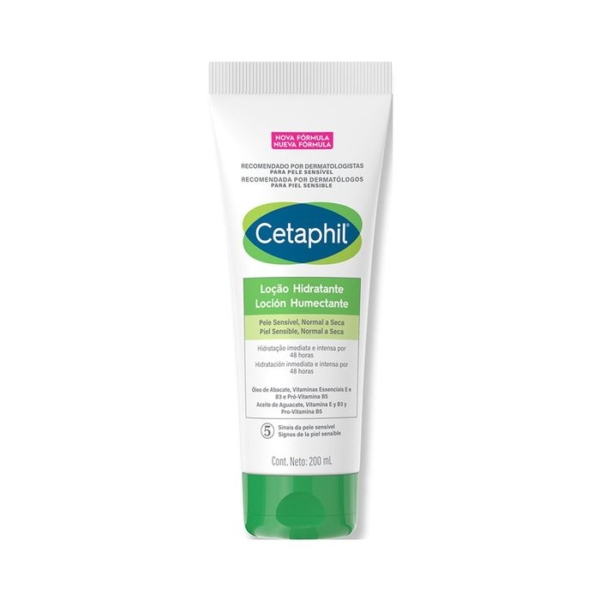 Loção Corporal e Facial Cetaphil Hidratante Peles Sensíveis 200ml