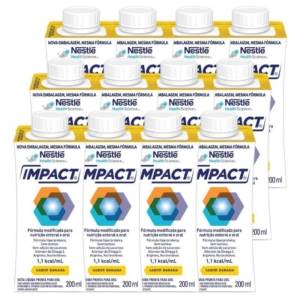 Nutrição Enteral E Oral Impact Banana 200Ml 12 Unidades
