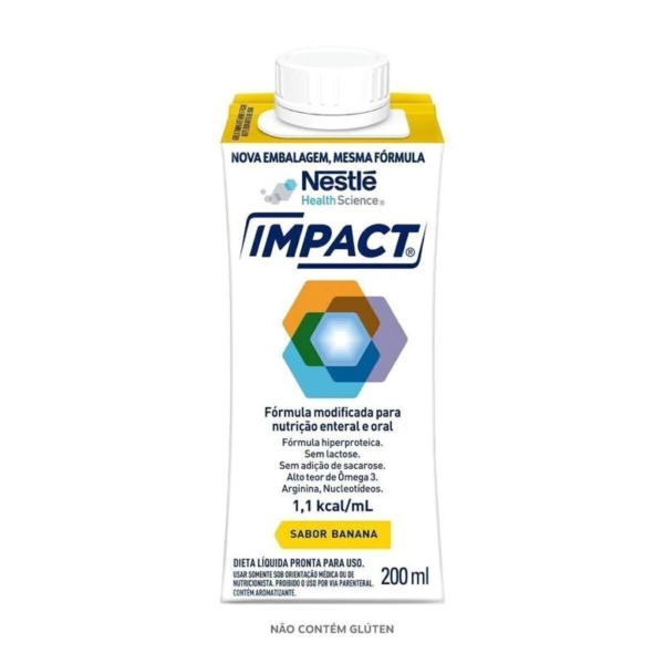 Nutrição Enteral E Oral Impact Banana 200Ml