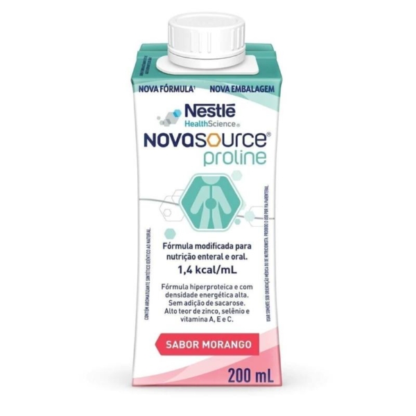 Nutrição Enteral E Oral Novasource Proline Morango 200Ml