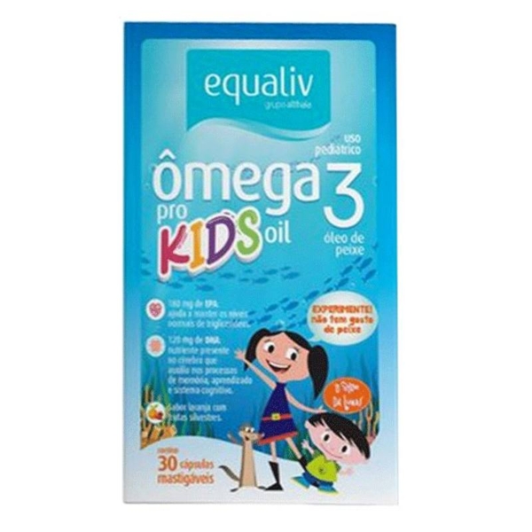 Ômega 3 Kids Show da Luna 30 comprimidos mastigáveis Equaliv