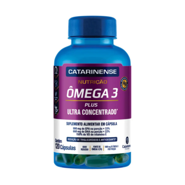 Ômega 3 Plus Catarinense Nutrição 120 cápsulas