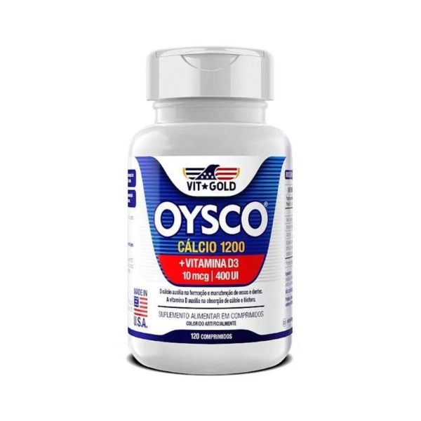 Oysco Cálcio 1200 mg + Vitamina D3 120 Comprimidos