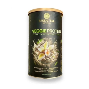 Proteína Vegetal em Pó Essential Nutrition Veggie Protein Baunilha 450g