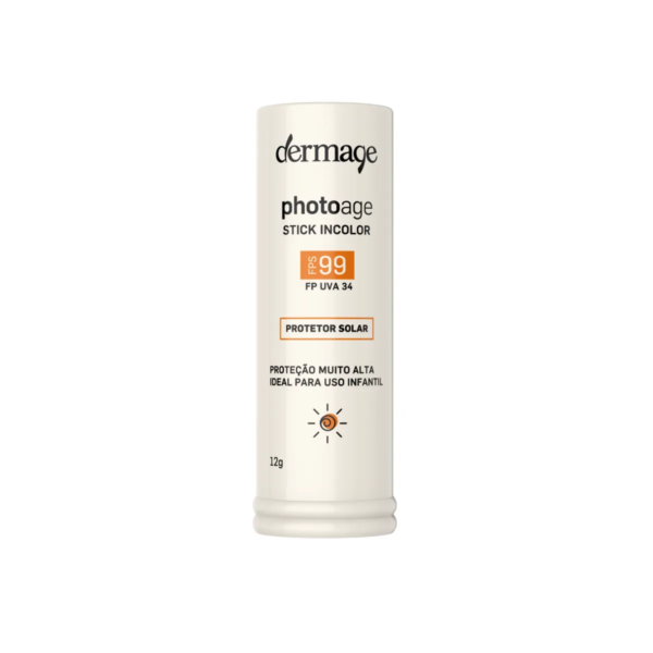 Protetor Solar Facial Stick FPS 99 Photoage Incolor 12g