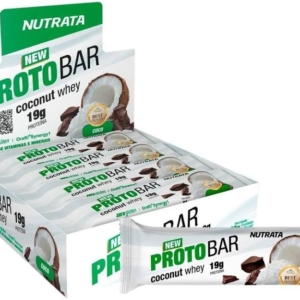 Protobar Whey (8 unidades – 70g) – Sabor: Coconut Whey