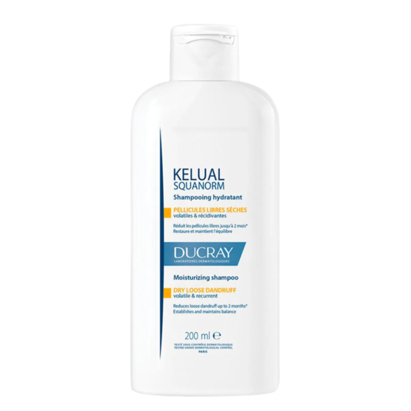 Shampoo Anticaspa Kelual S Squanorm para Cabelos Secos 200ml